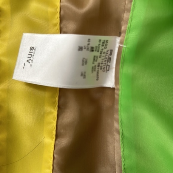 Red Valentino Yellow Cropped Jacket 42 - Picture 8 of 10